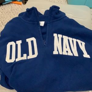 - Men’s Old Navy quarter zip sweatshirt